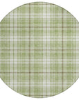 LOOMLAN Rugs Aurora Green Washable Indoor-Outdoor Rug