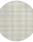 LOOMLAN Rugs Aurora Ivory Washable Indoor-Outdoor Rug