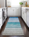 Avanora Blue Washable Indoor - Outdoor Rug - LOOMLAN - LOOMLAN Rugs - Outdoor Rugs
