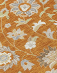 LOOMLAN Rugs Aveline Orange Washable Indoor-Outdoor Rug