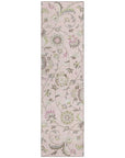 LOOMLAN Rugs Aveline Pink Washable Indoor-Outdoor Rug
