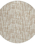 LOOMLAN Rugs Ayani Tan Washable Indoor-Outdoor Rug