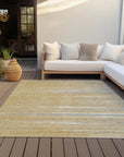LOOMLAN Rugs Ayra Gold Washable Indoor-Outdoor Rug