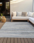 LOOMLAN Rugs Ayra Gray Washable Indoor-Outdoor Rug