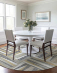 LOOMLAN Rugs Azura Brown Washable Indoor-Outdoor Rug