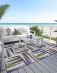 LOOMLAN Rugs Azura Lavender Washable Indoor-Outdoor Rug