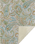 Paisley Ivory Washable Indoor-Outdoor Rug