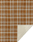 Still Bloom Orange Washable Indoor-Outdoor Rug