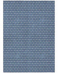 LOOMLAN Rugs Ballara Blue Washable Indoor-Outdoor Rug