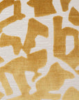 D.V. Kap Banksy Honey Abstract Gold Large Throw Pillow With Insert