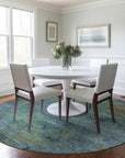 Barzane Blue Washable Indoor - Outdoor Rug - LOOMLAN - LOOMLAN Rugs - Outdoor Rugs