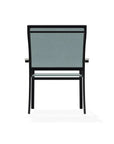 Bazza Dining Height Stacking Cafe Chair MGP Arm Accents - LOOMLAN - Telescope - Outdoor Accent Chairs
