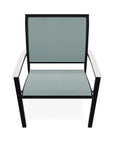 Bazza Dining Height Stacking Cafe Chair MGP Arm Accents - LOOMLAN - Telescope - Outdoor Accent Chairs