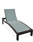 Bazza Lounge Chaise with Polymer Accent - LOOMLAN - Telescope - Outdoor Chaises