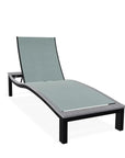 Bazza Lounge Chaise with Polymer Accent - LOOMLAN - Telescope - Outdoor Chaises