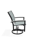 Bazza Sling Swivel Rocker MGP Arm Accents - LOOMLAN - Telescope - Outdoor Accent Chairs