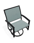 Bazza Sling Swivel Rocker MGP Arm Accents - LOOMLAN - Telescope - Outdoor Accent Chairs