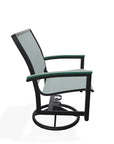 Bazza Sling Swivel Rocker MGP Arm Accents - LOOMLAN - Telescope - Outdoor Accent Chairs