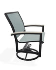 Bazza Sling Swivel Rocker MGP Arm Accents - LOOMLAN - Telescope - Outdoor Accent Chairs