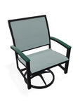 Bazza Sling Swivel Rocker MGP Arm Accents - LOOMLAN - Telescope - Outdoor Accent Chairs