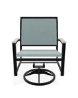 Bazza Sling Swivel Rocker MGP Arm Accents - LOOMLAN - Telescope - Outdoor Accent Chairs