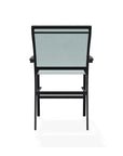 Bazza Stacking Balcony Height MGP Armed Cafe Chair - LOOMLAN - Telescope - Outdoor Accent Chairs