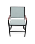 Bazza Stacking Balcony Height MGP Armed Cafe Chair - LOOMLAN - Telescope - Outdoor Accent Chairs