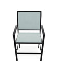 Bazza Stacking Balcony Height MGP Armed Cafe Chair - LOOMLAN - Telescope - Outdoor Accent Chairs