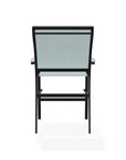Bazza Stacking Balcony Height MGP Armed Cafe Chair - LOOMLAN - Telescope - Outdoor Accent Chairs