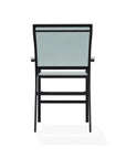 Bazza Stacking Balcony Height MGP Armed Cafe Chair - LOOMLAN - Telescope - Outdoor Accent Chairs