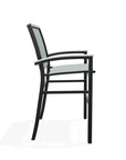 Bazza Stacking Bar Height MGP Armed Cafe Chair - LOOMLAN - Telescope - Outdoor Bar Stools