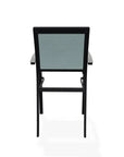 Bazza Stacking Bar Height MGP Armed Cafe Chair - LOOMLAN - Telescope - Outdoor Bar Stools