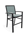 Bazza Stacking Bar Height MGP Armed Cafe Chair - LOOMLAN - Telescope - Outdoor Bar Stools