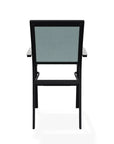 Bazza Stacking Bar Height MGP Armed Cafe Chair - LOOMLAN - Telescope - Outdoor Bar Stools
