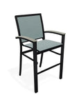 Bazza Stacking Bar Height MGP Armed Cafe Chair - LOOMLAN - Telescope - Outdoor Bar Stools