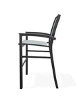 Bazza Stacking Bar Height MGP Armed Cafe Chair - LOOMLAN - Telescope - Outdoor Bar Stools