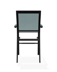 Bazza Stacking Bar Height MGP Armed Cafe Chair - LOOMLAN - Telescope - Outdoor Bar Stools