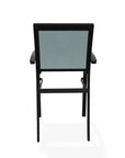 Bazza Stacking Bar Height MGP Armed Cafe Chair - LOOMLAN - Telescope - Outdoor Bar Stools