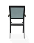 Bazza Stacking Bar Height MGP Armed Cafe Chair - LOOMLAN - Telescope - Outdoor Bar Stools