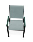 Bazza Stacking Bistro Chair MGP Arm Accents - LOOMLAN - Telescope - Outdoor Accent Chairs
