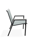 Bazza Stacking Bistro Chair MGP Arm Accents - LOOMLAN - Telescope - Outdoor Accent Chairs