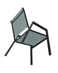 Bazza Stacking Bistro Chair MGP Arm Accents - LOOMLAN - Telescope - Outdoor Accent Chairs
