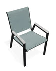 Bazza Stacking Bistro Chair MGP Arm Accents - LOOMLAN - Telescope - Outdoor Accent Chairs
