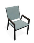 Bazza Stacking Bistro Chair MGP Arm Accents - LOOMLAN - Telescope - Outdoor Accent Chairs