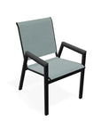 Bazza Stacking Bistro Chair MGP Arm Accents - LOOMLAN - Telescope - Outdoor Accent Chairs