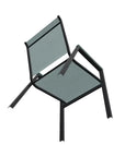 Bazza Stacking Bistro Chair MGP Arm Accents - LOOMLAN - Telescope - Outdoor Accent Chairs
