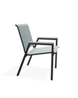 Bazza Stacking Bistro Chair MGP Arm Accents - LOOMLAN - Telescope - Outdoor Accent Chairs