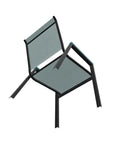 Bazza Stacking Bistro Chair MGP Arm Accents - LOOMLAN - Telescope - Outdoor Accent Chairs