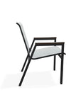 Bazza Stacking Bistro Chair MGP Arm Accents - LOOMLAN - Telescope - Outdoor Accent Chairs
