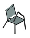 Bazza Stacking Bistro Chair MGP Arm Accents - LOOMLAN - Telescope - Outdoor Accent Chairs